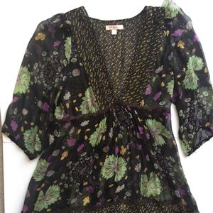 Urban Outfitters Lux Sheer Blouse